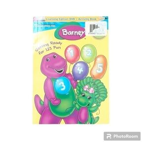Barney Getting Ready for 123 Fun Activity Book 64 page colouring/activity book